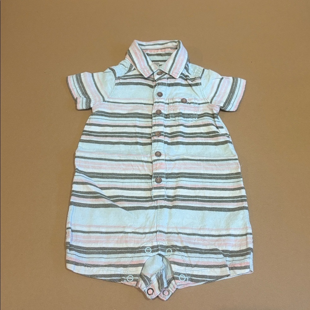 Carter's Striped 12 m Romper onesie